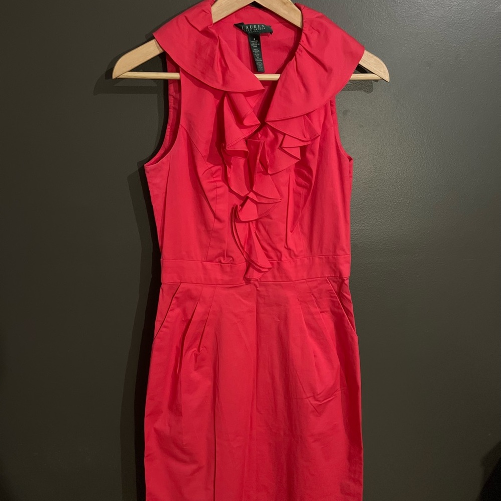 Ralph Lauren Ruffle Shift Dress